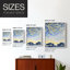 Série LANDSCAPES XLVI - reproduction encadrée de qualité supérieure - prête à être accrochée - aucun clou requis-742903060-742903084