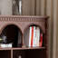 Meuble d'appoint moderne en bois massif et composite brun