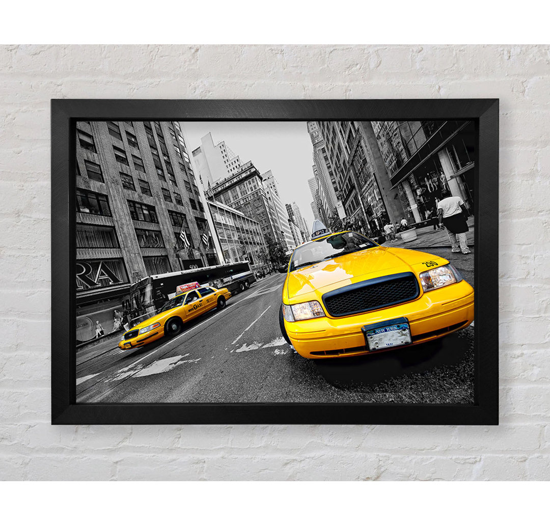 Gelbe Taxis in NYC - Drucken