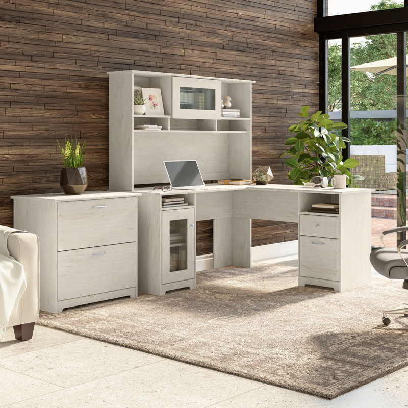 Kaionna L-Shaped, Linen White Oak