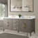 72'' Double Bathroom Vanity with Engineered Marble Top