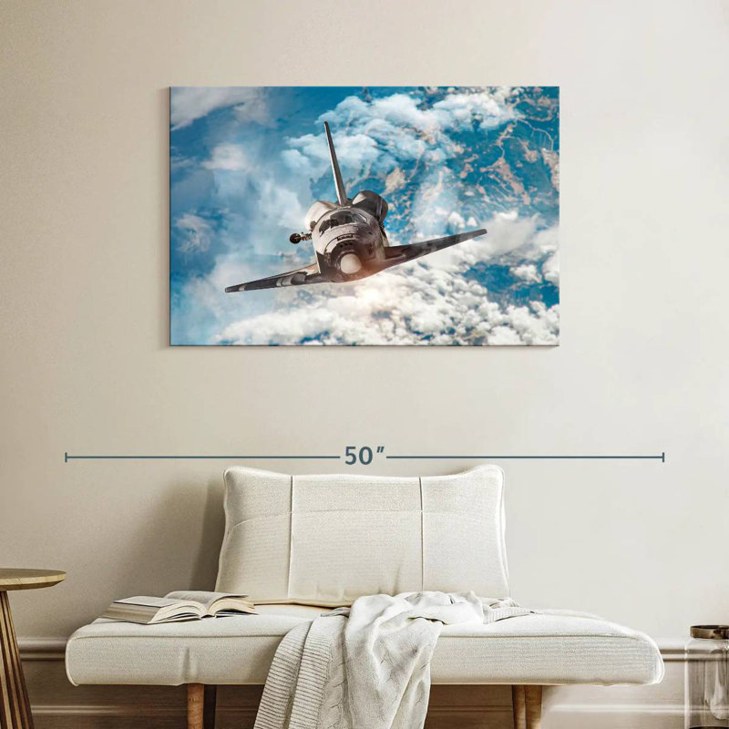 Oberle Spacecraft Ascent, 26" H x 39" W