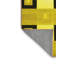 Tapis contemporains jaunes lavables à la machine 805-2020660304