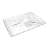 16" Clear Rectangular Crystal Serving Tray