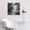 «Back Of Flower Bw» par Tom Quartermaine, art mural en métal