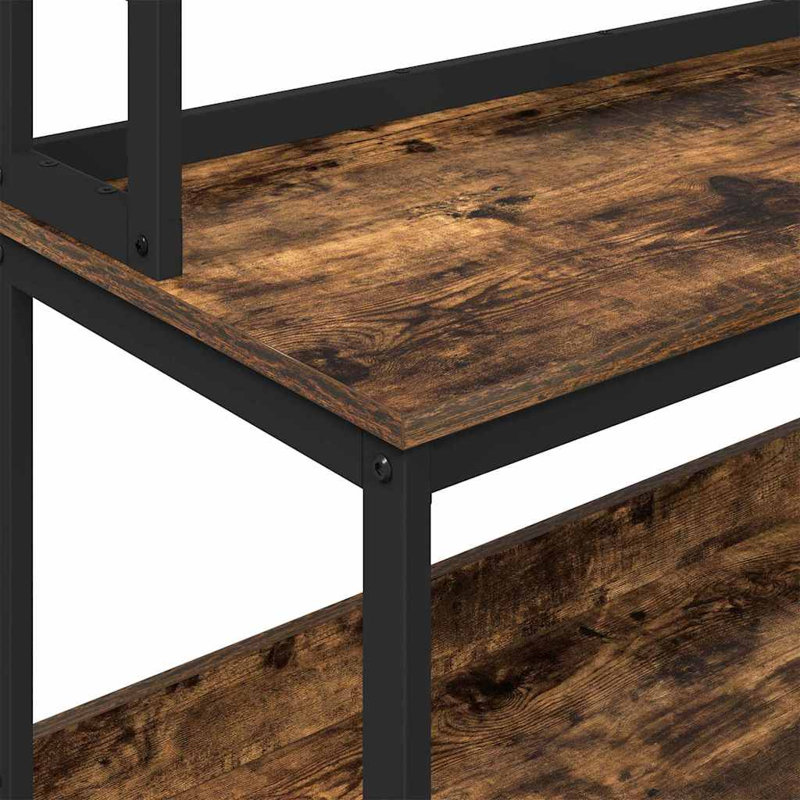 Steel Shelving Unit, 168cm H x 60cm W x 40cm D, Brown