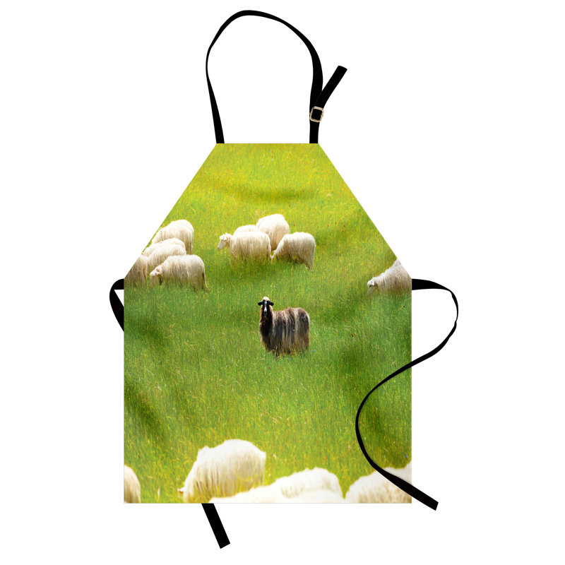 No Pattern Bib Apron