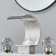 8 in Widespread Bathroom Sink Faucet 2 Crystal Handle 3 Hole Lavatory Basin Mixer Tap 