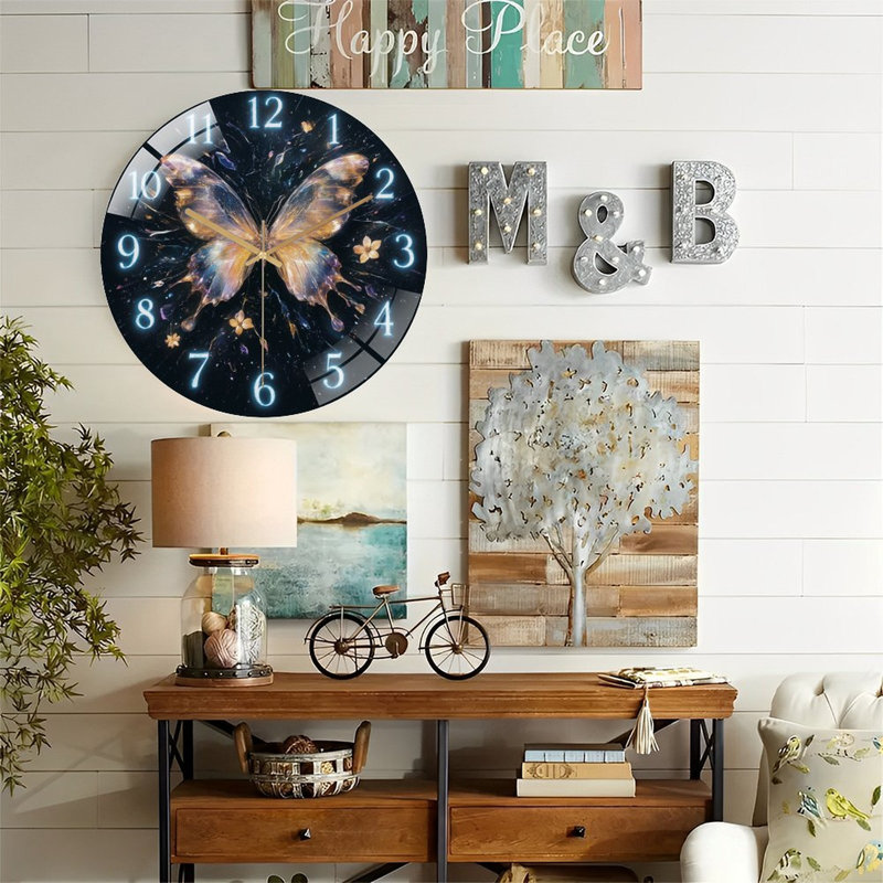 Horloge murale 12 po