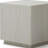 20" Beige Marble Square Block End Table