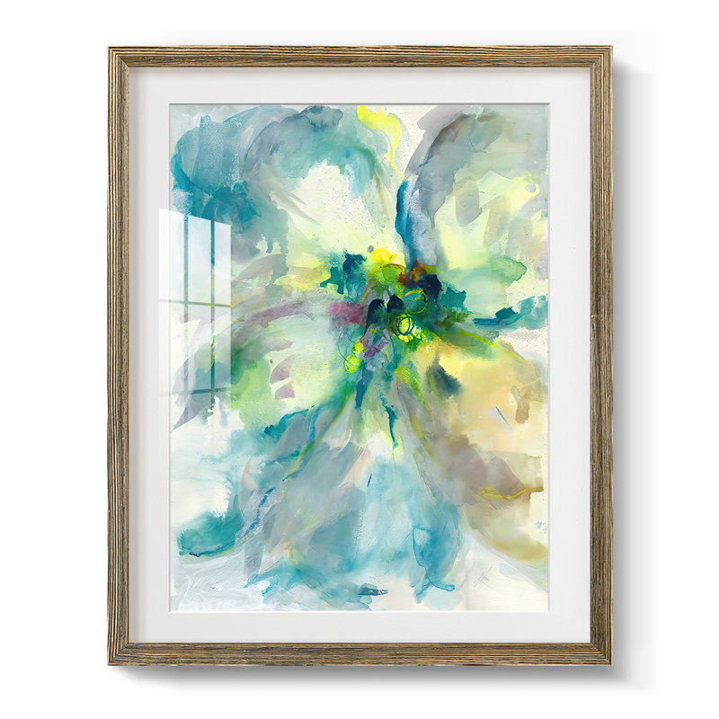 Peut-être Petunias II, impression sur papier encadrée, Noyer