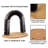 PETMAKER Cat Self-Groomer - Bristle Ring Brush Cat Arch with Carpeted Base, Back Scratcher and Massager for Controlling Shedding and Claws