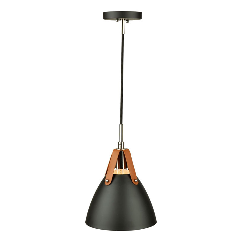 Luminaire suspendu 1 lumière Tote, H 11,5 po x l 9 po x P 9 po