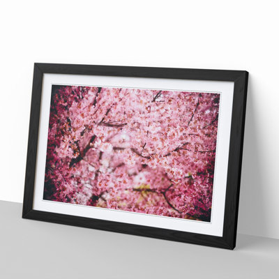 Pink Cherry Blossom Flowers Vol.3 - Picture Frame Graphic Art