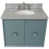 Aqua Blue/Gray Granite