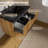 30" & 36" Wall-Mounted Floating Single Bathroom Vanity Set With Black Integrated Ceramic Sink And Vertical Fluted Drawers-472808525-472808523