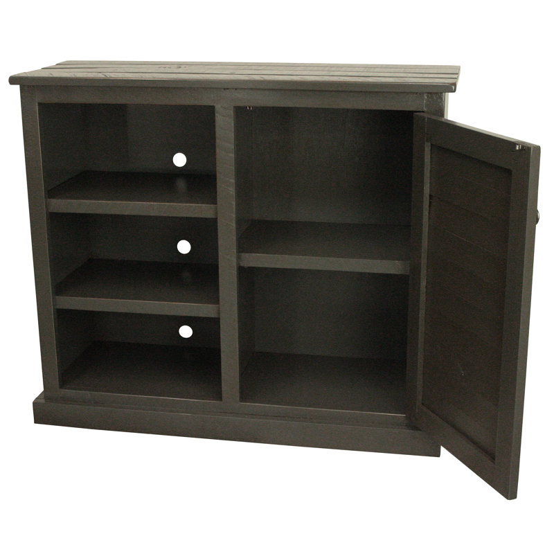 Broumov Media Console, Rustic Grey