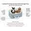 Siège intérieur / extérieur pour chien Snoozer Lookout II-701353501-701202786-701353475