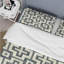 Ensemble de housse de couette gris beige Midcentury Maze I - Midcentury Maze-109156192