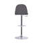 Demi-Lea Swivel Upholstered Adjustable Height Bar Stool with Steel Frame-1257121012-1257121013