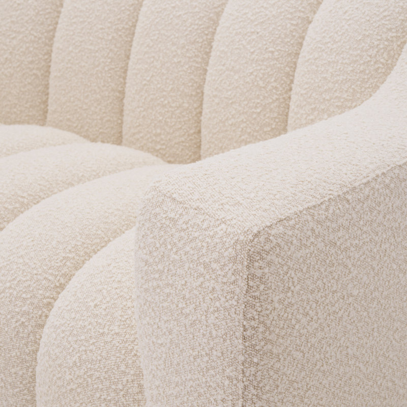 Sofa Kelly XS, Cream Polyester Blend