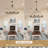 Moomal 12-Light Farmhouse Candle Dimmable Wagon Wheel Chandelier for Living Room Kitchen Island Dining Foyer-983064762-963577711