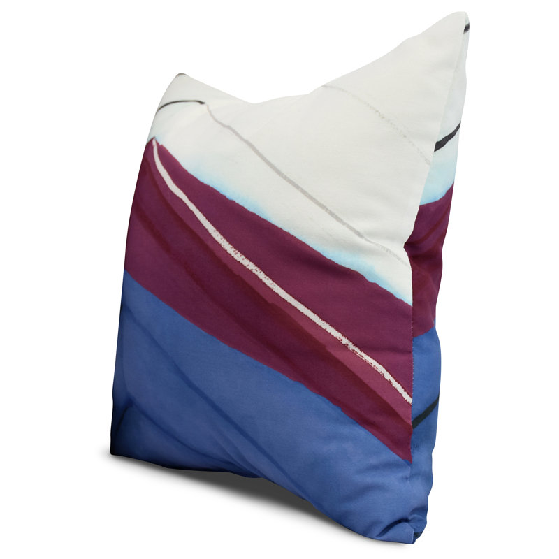 Housse et insert de coussin carré Nantucket, Rouge, 16 po x 1 po