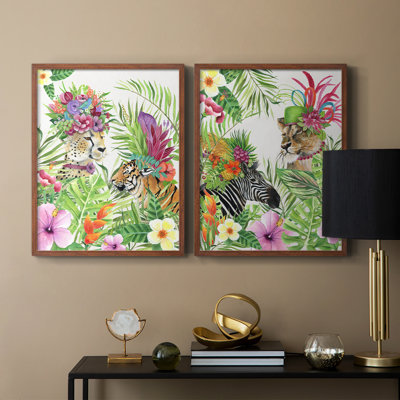Jungle Royale I-Premium Framed Print -Ready to Hang - No Nails Required - No Nails Required
