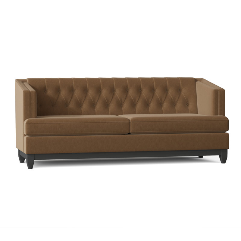 Ali Upholstered 88'' Sofa, Encore Pecan