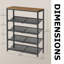 15 Pair Shoe Rack