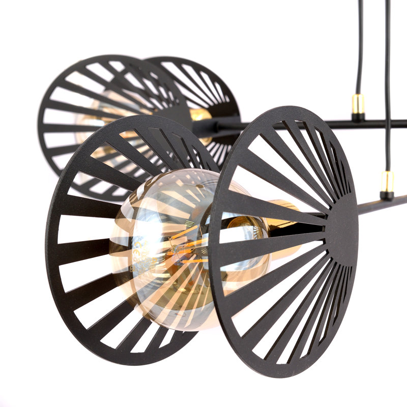 Lenzburg 4 - Light Steel Kitchen Island Pendant
