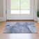 Premium Machine Washable Prisco Blue Rug