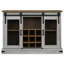 Sideboard HALDEN 2 Sliding Doors 112X40x80 Cm Solid Wood-1619693813