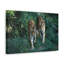 Couple de tigres qui sortent du bois, reproduction d'art mural-1223682392
