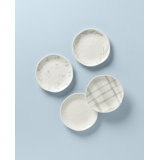 Oyster Bay 4Pc Tidbit Plates, Assorted Patterns
