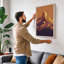 Mountain at Dusk Minimalist - Wrapped Canvas-584602884-584602890