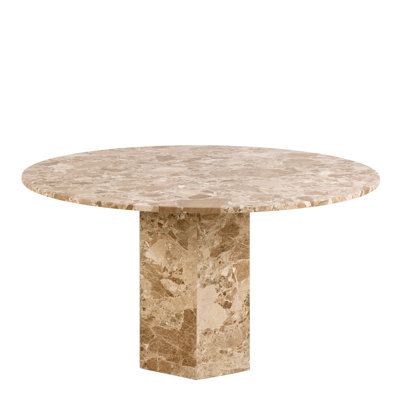 Darmesha Round Marble Dining Table