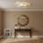Codie 3- Light 21.3 Inches White Led Semi Flush Mount with Remote Control-2105347340-2017203055