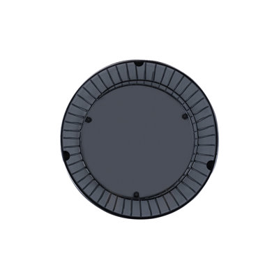 Table basse et de bout ronde de 30 po Ct901 & Et901, finition, plateau en verre trempé teinté, nécessitant peu d'entretien, pour les maisons ouvertes, hauteur de 21 po, structure en métal, intérieurs industriels adaptés