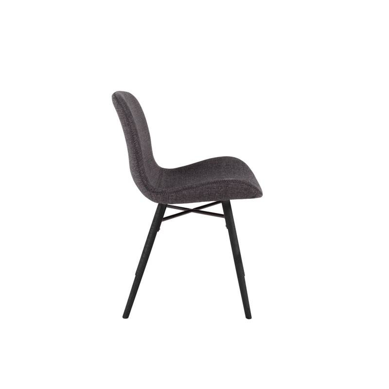 Upholstered Dining Chair, Light Gray