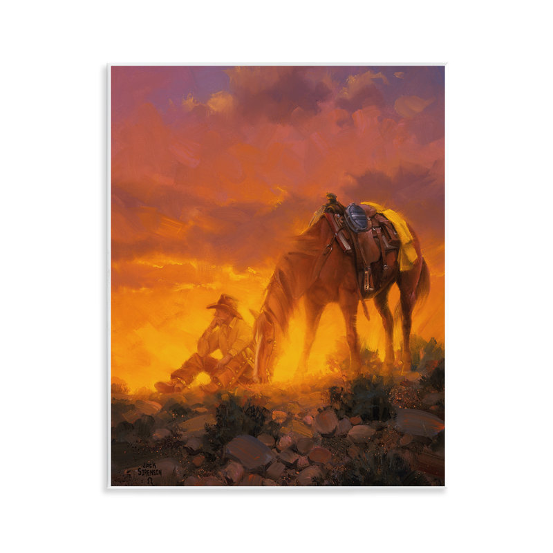 «The Thinker Western Cowboy», art par Jack Sorenson