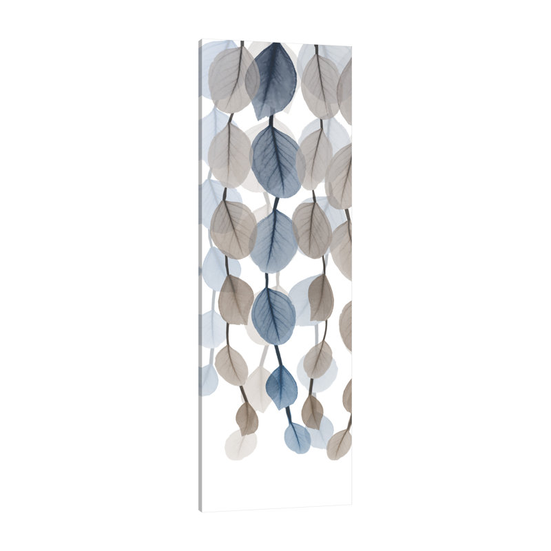 «Neutral Cascade 4», toile tendue par Albert Koetsier, H 48 po x l 16 po x P 1,5 po