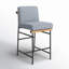 Tabouret de comptoir rembourré 26 po Rooney-93494404