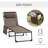Outsunny Reclining Chaise Lounge Chair-1592380743