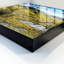 Key cabinet for wall, Opens to the right, 30x30x5, Black, Autumn colors, mountains and blue sky, 