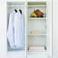 Système d'organisation modulaire en bois avec miroir