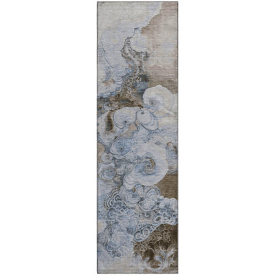 Premium Machine Washable Medena AMF1860 Abstract Rug