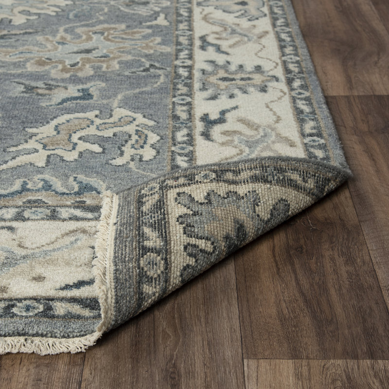 Tapis en laine noué à la main, Rectangle 2 pi x 3 pi