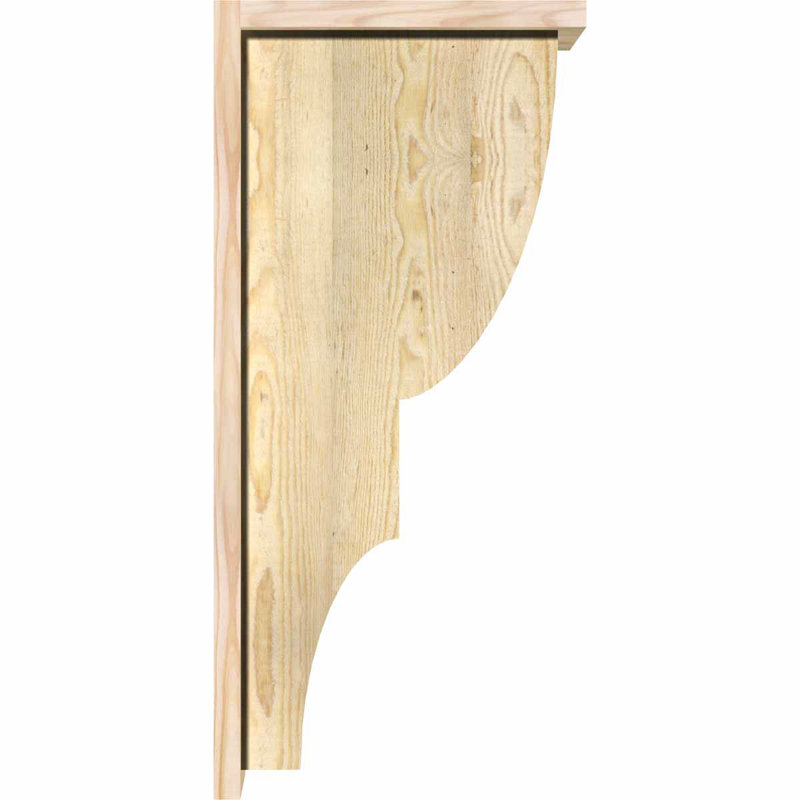 Corbeau Ridgewood avec contre-plaque, H 30 po x l 8 po x P 14 po, Sapin de Douglas, Sciage brut