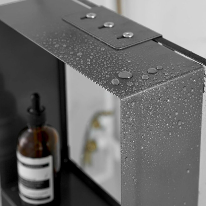 Serviteur de douche au-dessus du verre, organisateur de salle de bain suspendu en acier inoxydable à 2 niveaux avec crochets, support de rangement sans perceuse pour shampooing, revitalisant et serviettes
